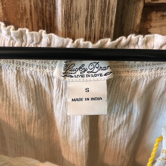 Lucky Brand Embroidered Top - Picture 2 of 5